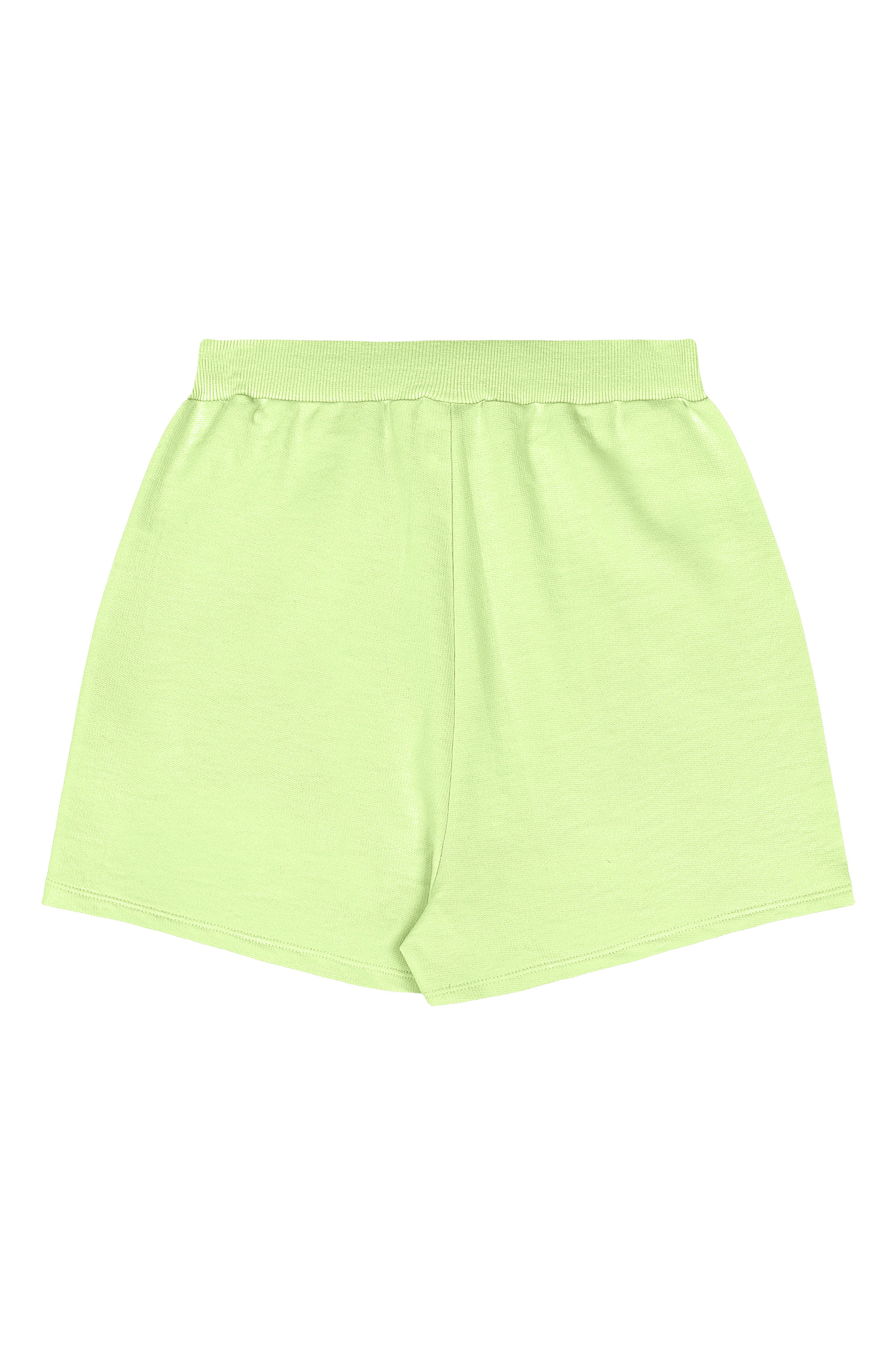 Short-Saia Básico Juvenil em Moletom para Menina (Verde) Gloss - Imagem 8